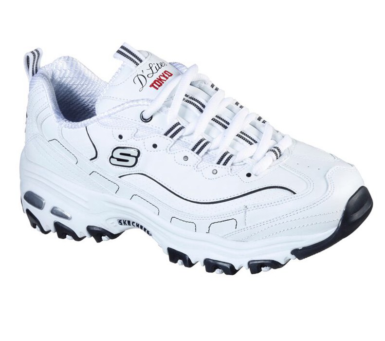 Skechers D'lites - Lite'lee Tokyo - Womens Sneakers White [AU-FS0950]